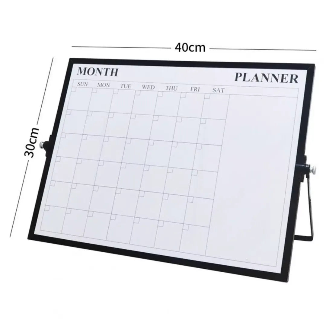 Quadro Branco Magnético Planner Mensal Escolar Pequeno