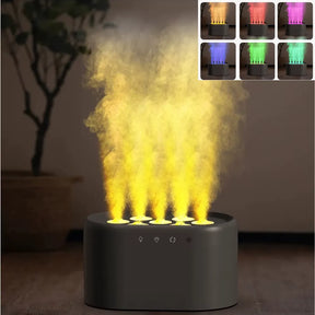 Umidificador de Ar Para Quarto Ultrassônico de Ambiente Portátil - 7 Bicos