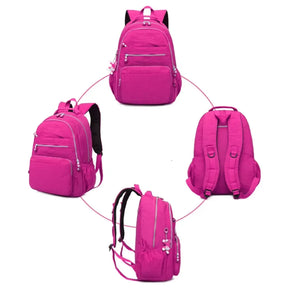 Mochila Escolar Feminina Juvenil Impermeável Casual