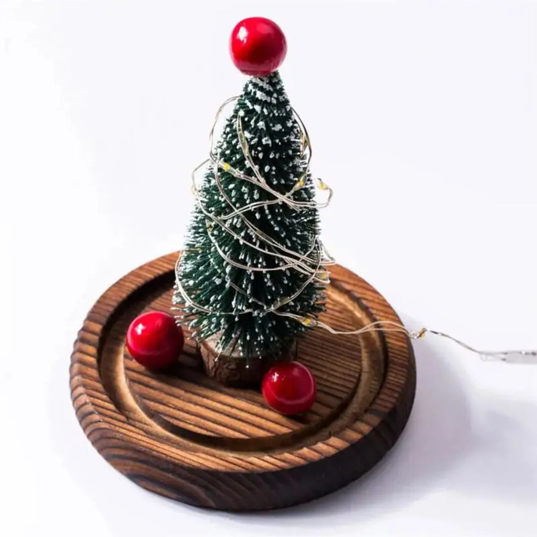 Mini Árvore de Natal Iluminada - Decoração Natalina para Casa