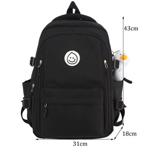 Mochila Escolar Feminina Juvenil para Faculdade Grande