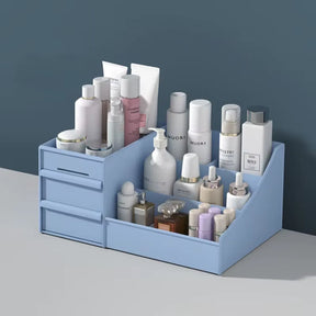 Organizador de Maquiagem e Cosméticos Grande com Gavetas - Decoração