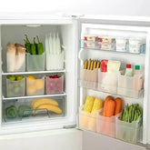 Kit 4 Organizador de Geladeira - Pote Organizador para Cozinha