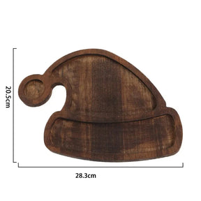 Tábua de Frios Natal de Gorro Papai Noel - Modelo Escuro