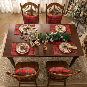 Jogo Americano para Natal Retangular - Decoração de Mesa Natalina