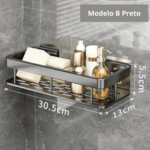 Prateleira para Banheiro Parede Estante de CantoModerno Decoração Chique Home