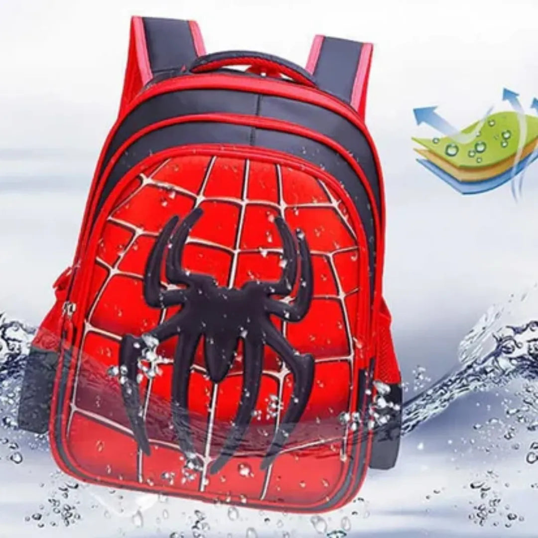 Mochila do Homem Aranha 3D Infantil Escolar