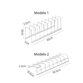 Organizador de Pratos Vertical para Cozinha - Decoração