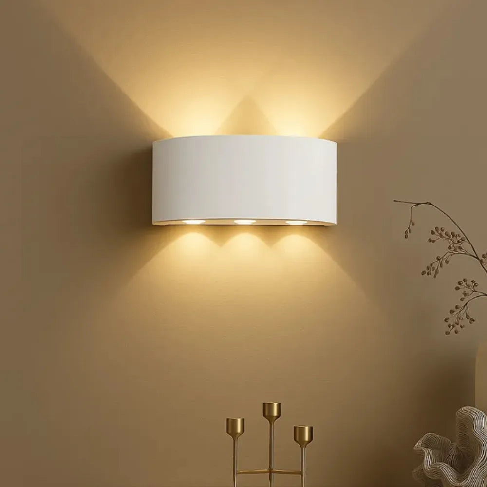 Arandela de Parede Externa/Interna Luminária LED branca