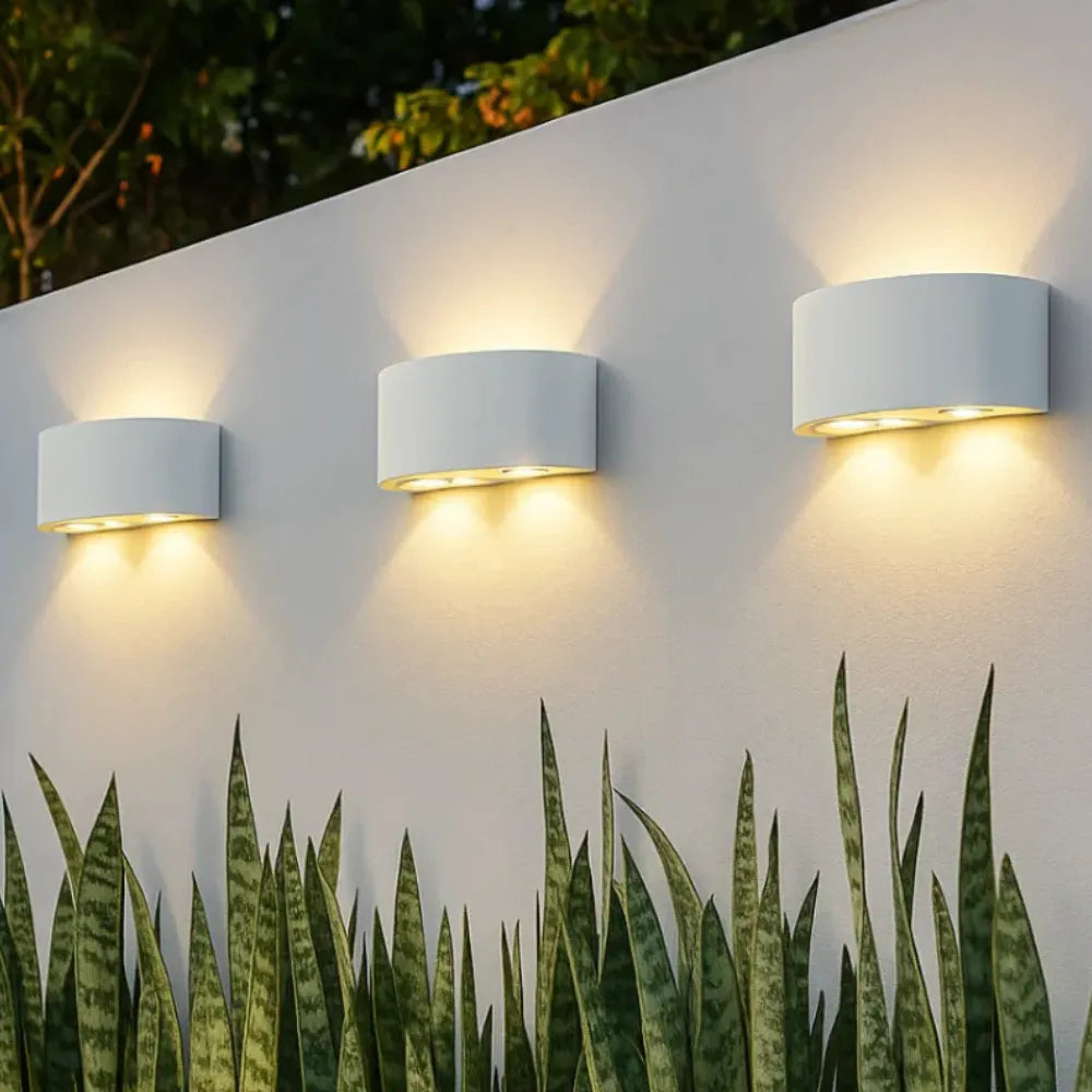 Arandela de Parede Externa/Interna Luminária LED branca