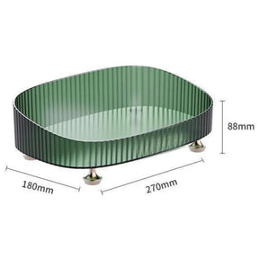 Bandeja Decorativa para Banheiro Oval