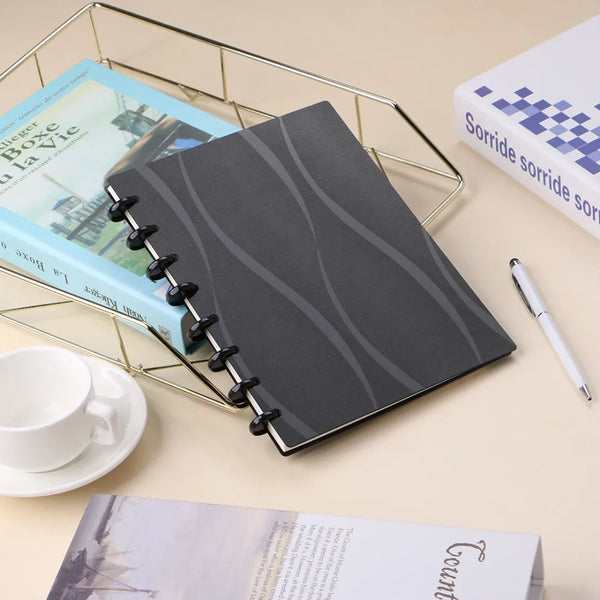 Caderno Inteligente Smart Médio A5 de Disco Reposicionável Preto