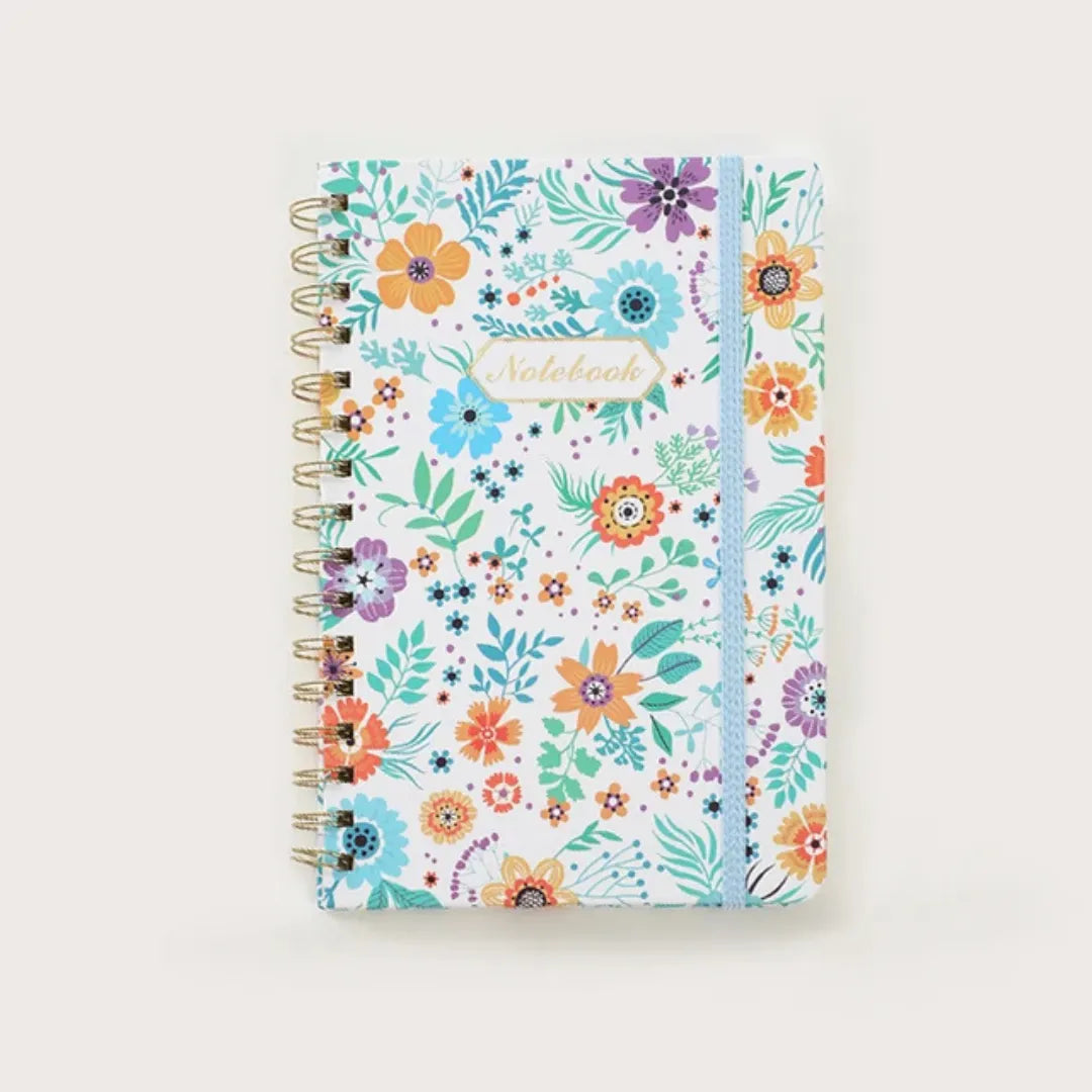 Caderno Universitário/Escolar A5 em Espiral Feminino branco