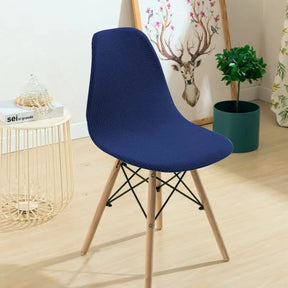 Capa para Cadeira Eames Eiffel Impermeável azul lisa Decorativa