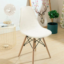 Capa para Cadeira Eames Eiffel Impermeável branco lisa Decorativa