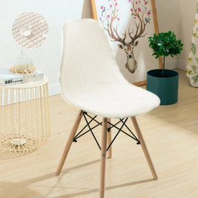 Capa para Cadeira Eames Eiffel Impermeável branco lisa Decorativa