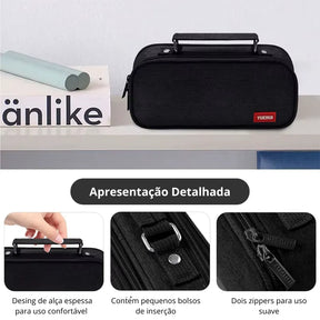 Estojo Escolar Box Organizador Feminino/Masculino preto 1