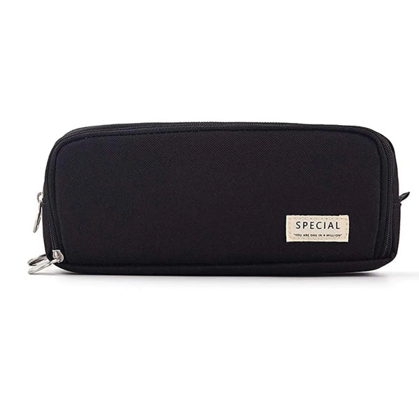 Estojo Escolar Masculino Preto 3 Divisórias Special chique home