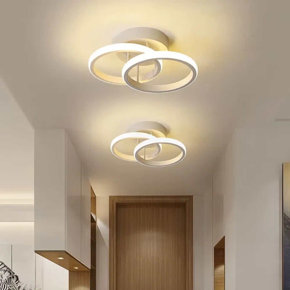 Luminária de Teto para Sala Quarto Cozinha em LED Branca Circular