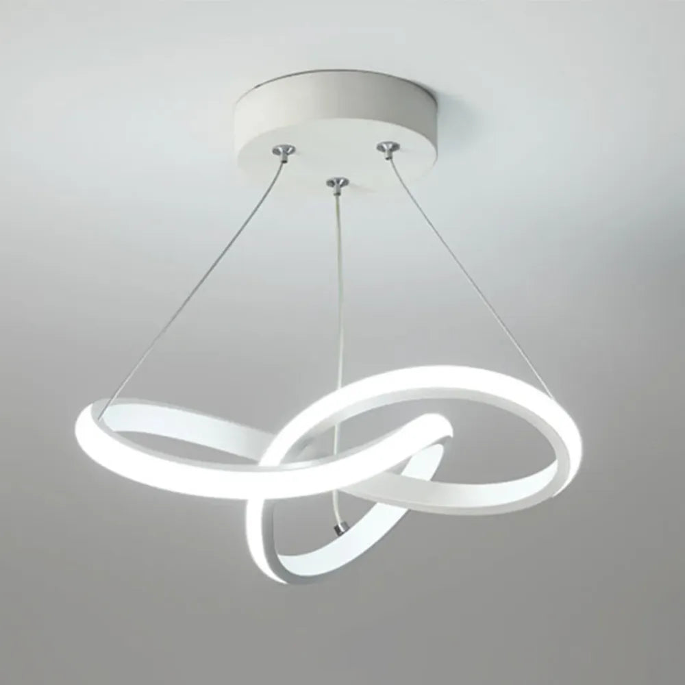Lustre Pendente para Sala Quarto Cozinha Moderno LED Branco