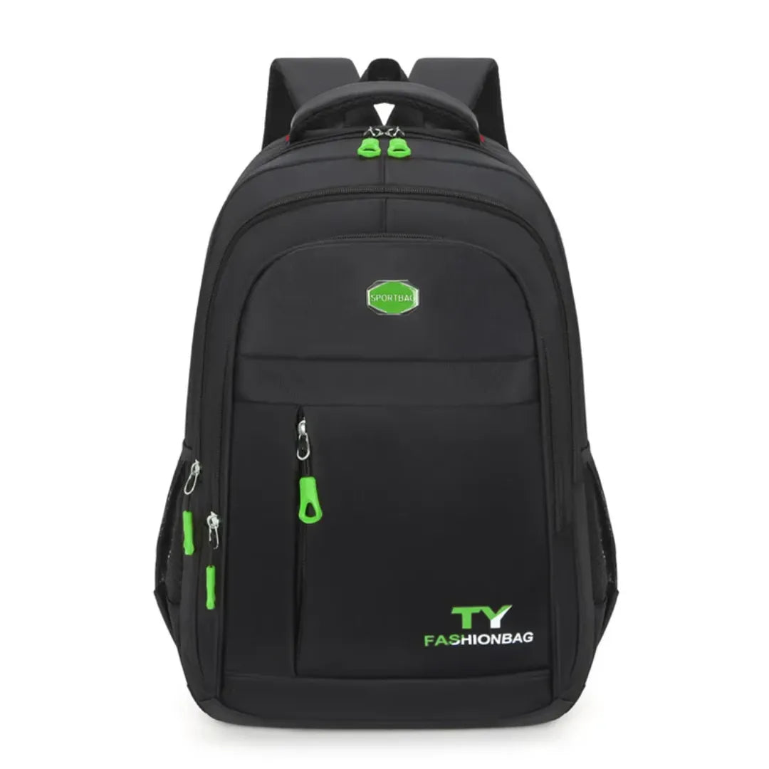 Mochila Escolar Masculina Reforçada Impermeável verde Espaçosa