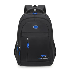 Mochila Escolar Masculina Reforçada Impermeável azul Espaçosa