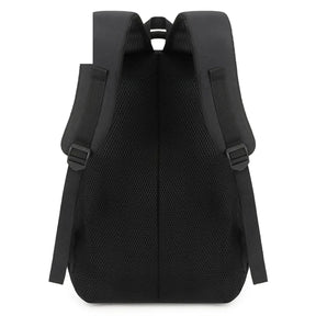 Mochila Escolar Masculina Reforçada Preta Impermeável Sofisticada