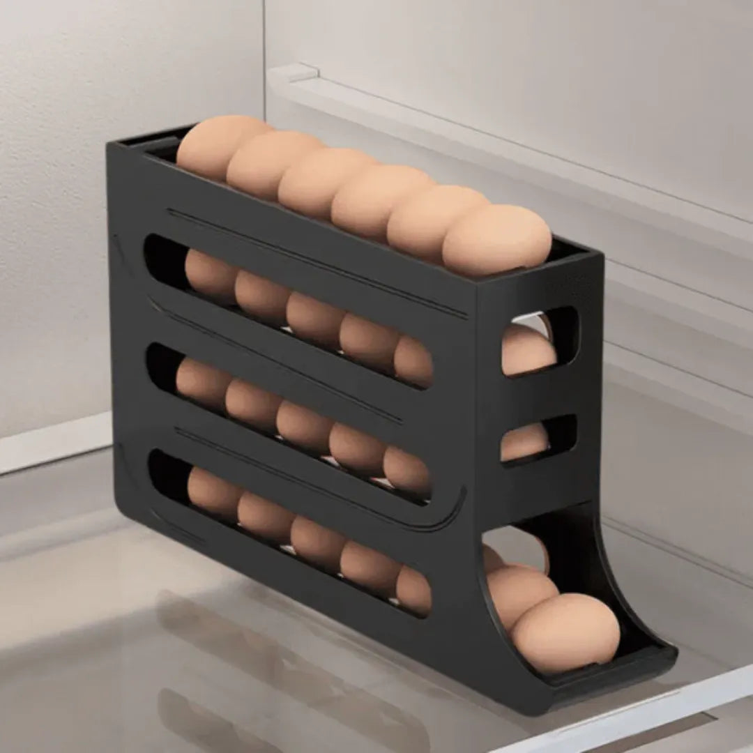 Organizador de Ovos para Geladeira preto Organizadores Cozinha