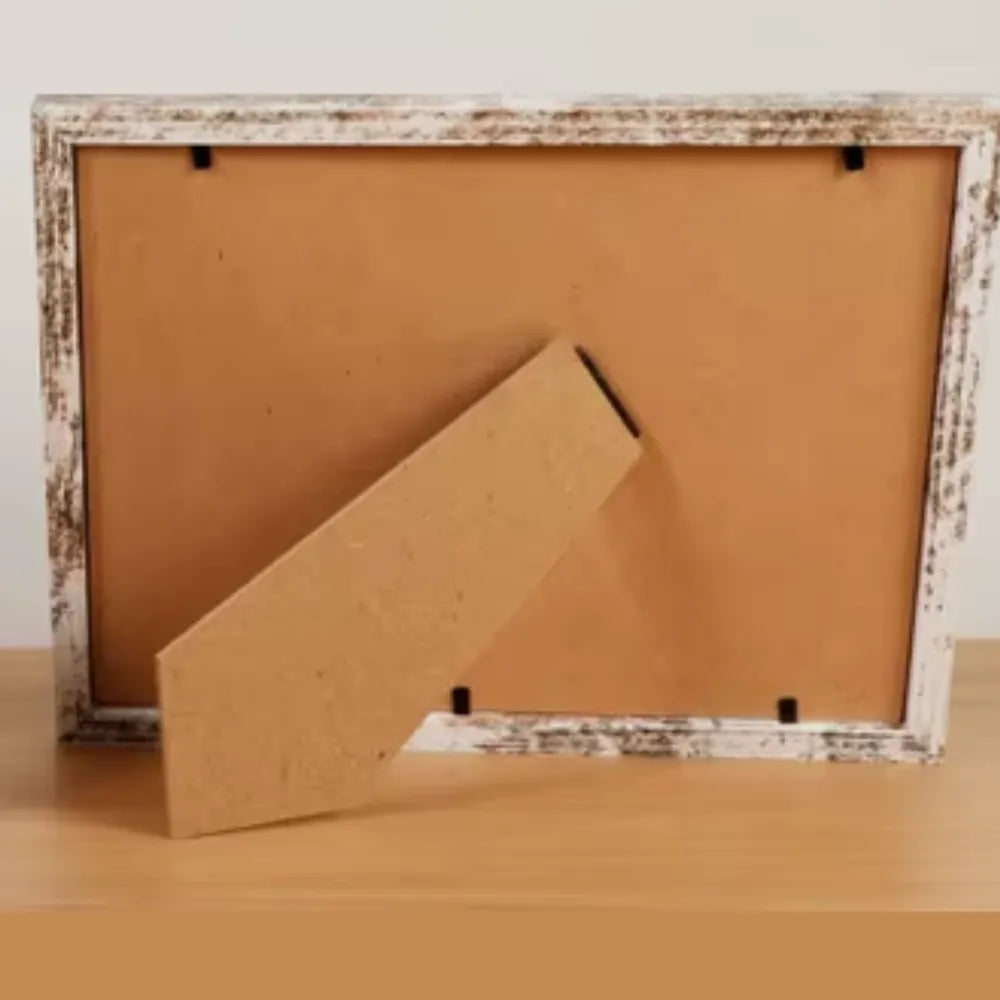 Porta-Retrato Personalizado de Madeira para Sala/Quarto/Escritório Retrô