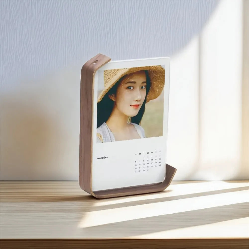 Porta Retrato Personalizado 10x15 15x21 de Madeira Chique marrom