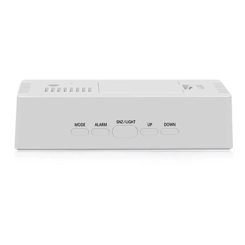 Relógio de Mesa Digital Cabeceira Despertador LED Espelhado 8