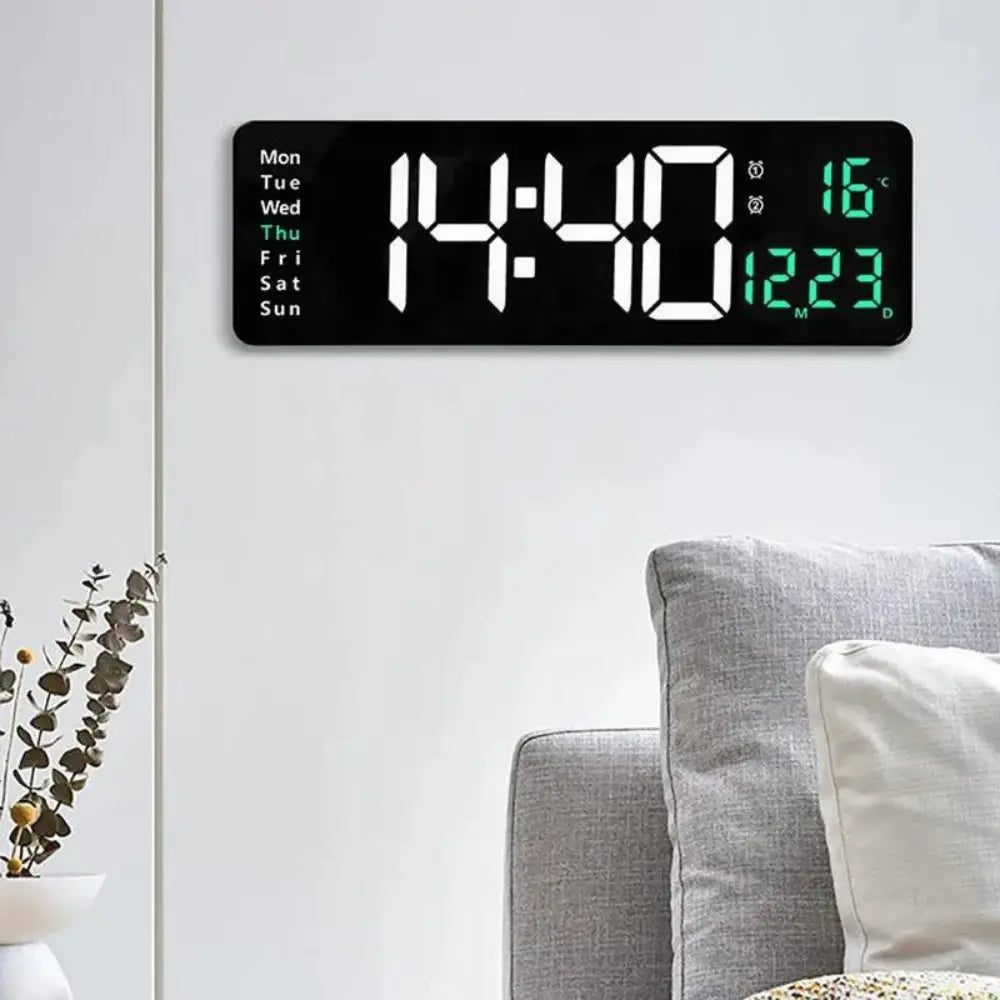 Relogio Digital de Parede para Cozinha/Sala Decorativo Moderno