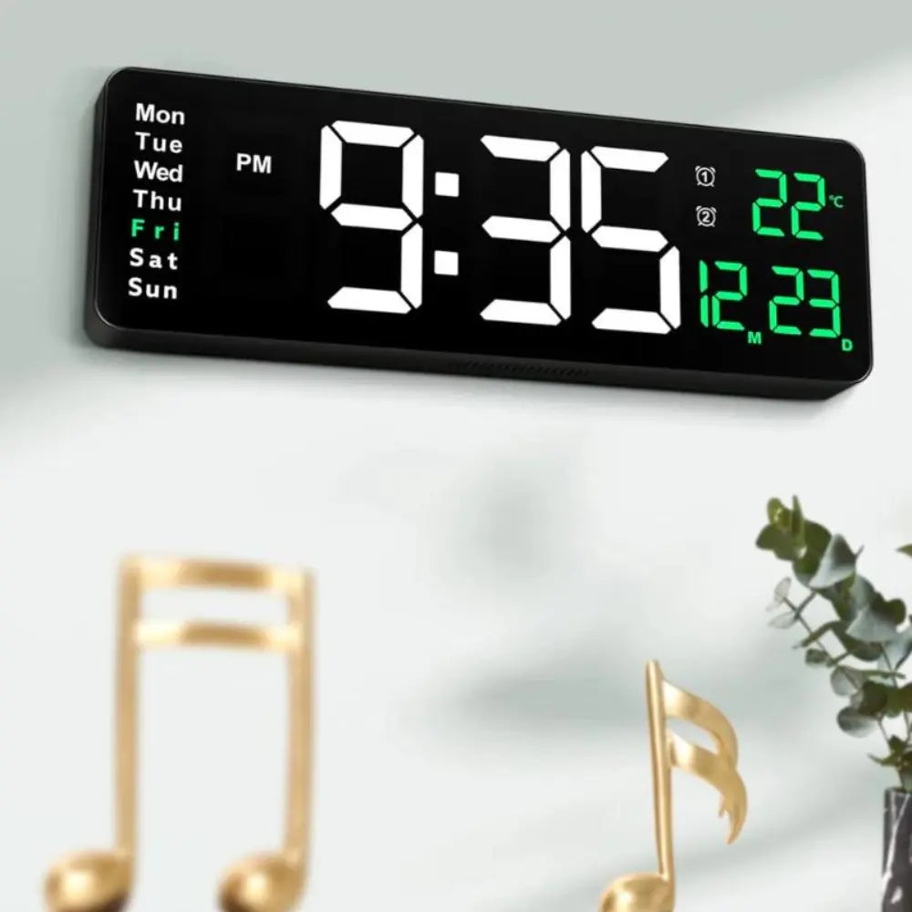 Relogio Digital de Parede para Cozinha/Sala Moderno Decorativo 
