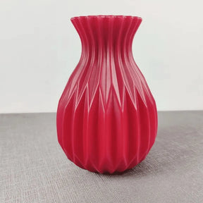 Vaso Decorativo para Sala de Flor Nordic vermelho